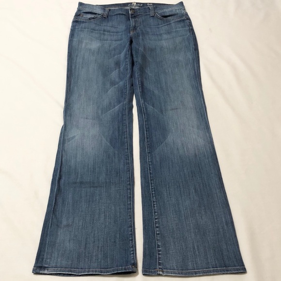 7FAM Wmn’s Lexie Lowrise Bootcut Stretch Jeans- 31 - Picture 3 of 16